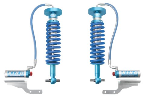King Shocks 2015+ Ford F150 4WD Front 2.5 Dia Remote Reservoir Coilover w/Adjuster (Pair)