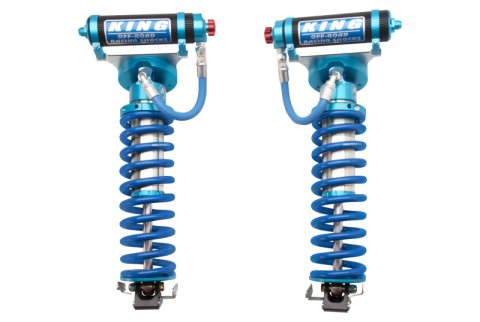 King Shocks 2005+ Ford F-250 4WD Front 3.0 Dia Remote Res Coilover Conv w/Adjuster (Pair)