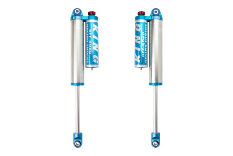 King Shocks 2016+ Nissan Titan XD Rear 2.5 Dia Piggyback Reservoir Shock w/Adjuster (Pair)