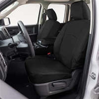Covercraft 19-24 Chevrolet Silverado Endura PrecisionFit Custom Second Row Seat Covers - Black/Black