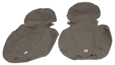 Covercraft 19-20 Ford F-150 Carhartt SeatSaver Custom Front Row Seat Covers - Gravel