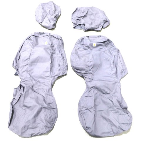 Covercraft 19-24 Chevrolet Silverado Carhartt SeatSaver Custom Front Row Seat Covers - Gravel