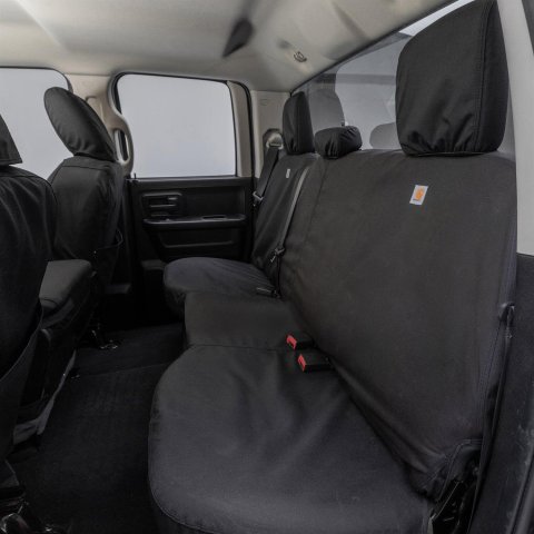 Covercraft 19-24 Chevrolet Silverado Carhartt Super Dux SeatSaver Second Row Seat Covers - Blk