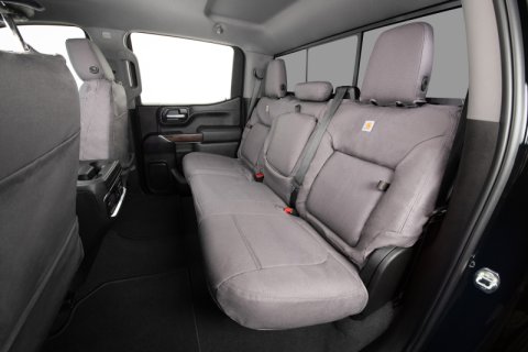Covercraft 19-24 Dodge Ram Carhartt PrecisionFit Custom Front Row Seat Covers - Gravel