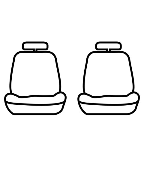 Covercraft 15-24 Ford Edge Carhartt PrecisionFit Custom Front Row Seat Covers - Brown
