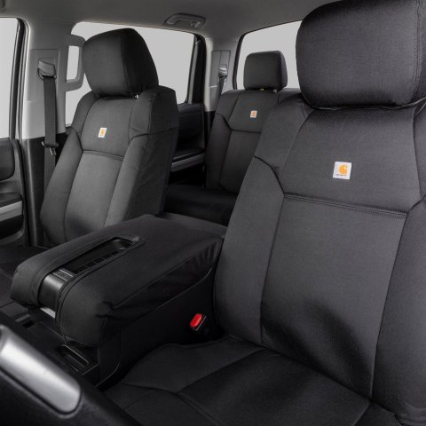 Covercraft 17-23 GMC Acadia Carhartt Super Dux PrecisionFit Custom Front Row Seat Covers - Black