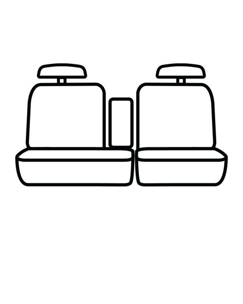 Covercraft 16-24 Nissan Titan Carhartt PrecisionFit Custom Second Row Seat Covers - Gravel
