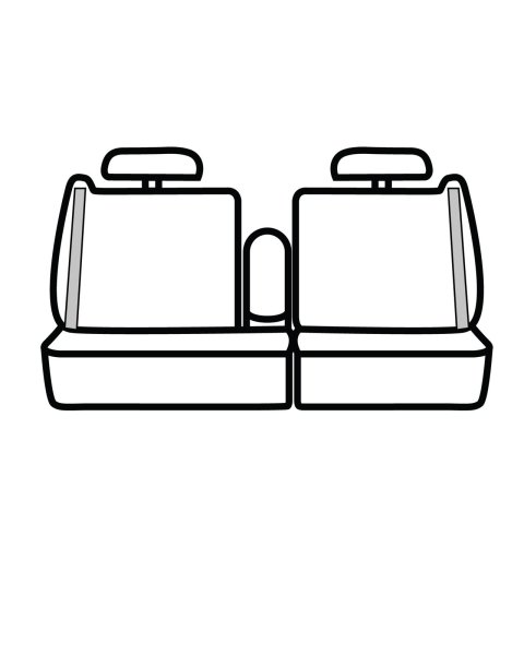 Covercraft 01-03 Ford F150 Waterproof Polyester SeatSaver Custom Front Row Seat Covers - Grey