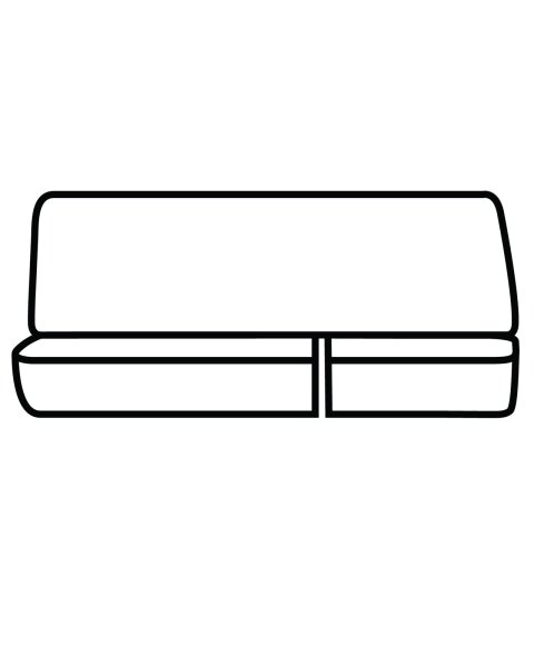 Covercraft 08-10 Ford F250 Polycotton SeatSaver Custom Second Row Seat Covers - Grey