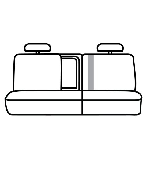 Covercraft 16-24 Nissan Titan Polycotton SeatSaver Custom Second Row Seat Covers - Tan