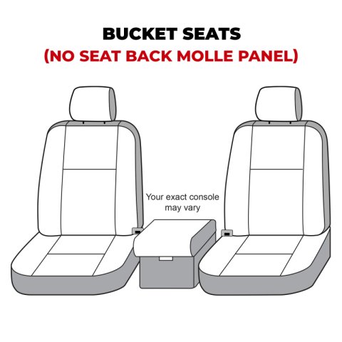 Covercraft 21-24 Ford Bronco Carhartt SeatSaver Custom Front Row Seat Covers - Gravel