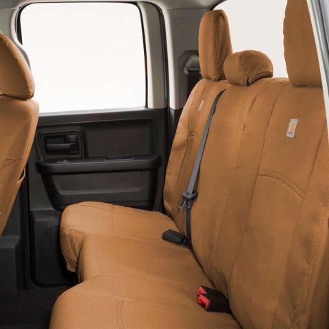 Covercraft 17-18 Ford F-250/ Carhartt SeatSaver Custom Second Row Seat Covers - Brown