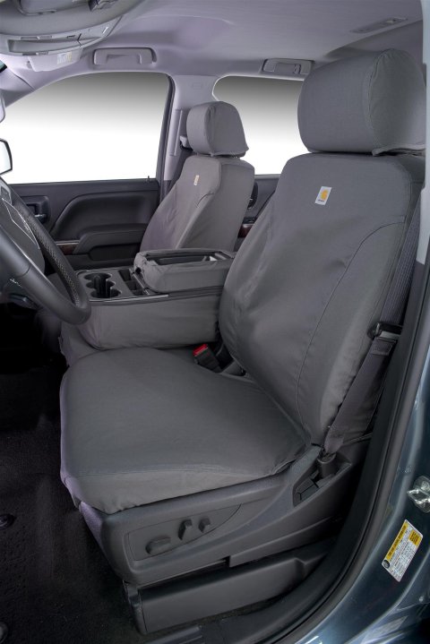 Covercraft 16-24 Nissan Titan Carhartt SeatSaver Custom Second Row Seat Covers - Brown