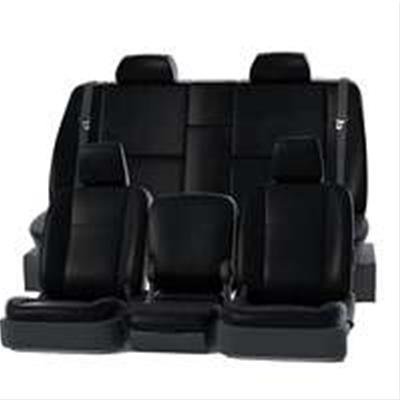 Covercraft 12-16 Ford F250-F350-F450-F550 Leatherette PrecisionFit Front Row Seat Covers - Blk