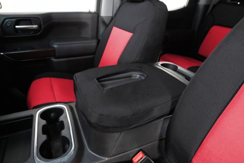 Covercraft 16-24 Chevrolet Malibu Endura PrecisionFit Custom Second Row Seat Covers - Red/Black