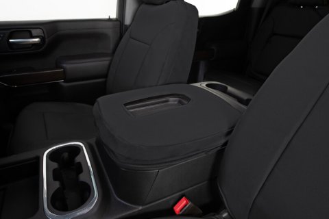 Covercraft 21-24 Ford Bronco Endura PrecisionFit Custom Front Row Seat Covers - Black/Black