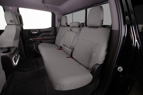Covercraft 23-24 Buick Enclave-Fr. Polycotton SeatSaver Custom Front Row Seat Covers - Misty Grey