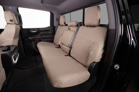 Covercraft 23-24 Buick Enclave-Fr. Polycotton SeatSaver Custom Front Row Seat Covers - Taupe