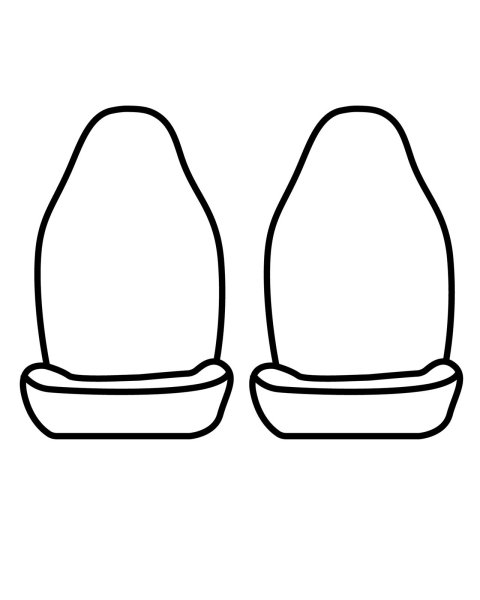 Covercraft 1994-01 Ford Explorer Polycotton SeatSaver Custom Front Row Seat Covers - Charcoal
