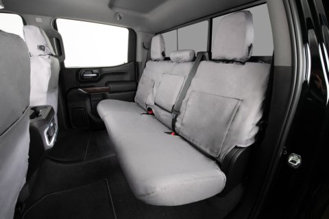 Covercraft 19-2024 Chevrolet Low Polycotton SeatSaver Custom Front Row Seat Covers - Grey