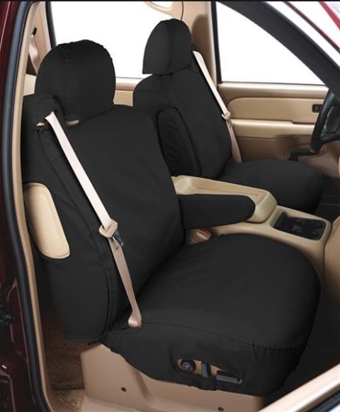 Covercraft 18-23 Ford Expedition/18-21 Polycotton SeatSaver Custom Second Row Seat Covers - Charcoal