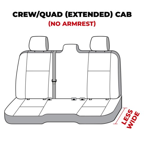 Covercraft 19-24 Dodge Ram Carhartt SeatSaver Custom Second Row Seat Covers - Brown