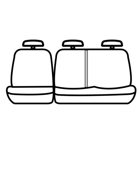 Covercraft 19-24 Ford F-250 Carhartt SeatSaver Custom Second Row Seat Covers - Brown