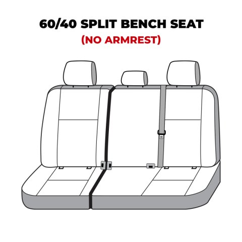 Covercraft 22-23 Toyota Tundra Carhartt Super Dux SeatSaver Custom Second Row Seat Covers - Black