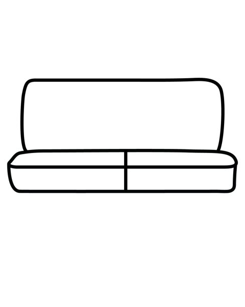 Covercraft 19-24 Chevrolet Silverado Carhartt PrecisionFit Custom Second Row Seat Covers - Brown