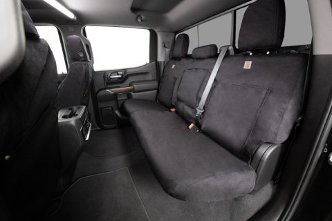 Covercraft 22-23 Nissan Frontier-2nd Carhartt Super Dux SeatSaver Second Row Seat Covers - Blk