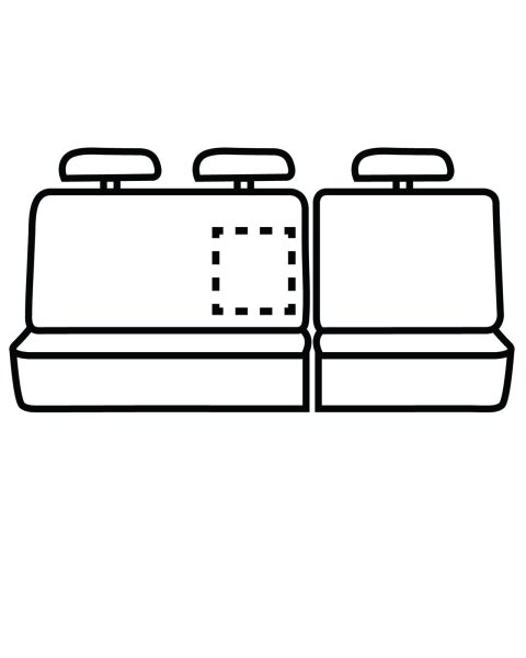 Covercraft 19-24 Dodge Ram 2500 PrecisionFit Custom 2nd Row Seat Covers - Silver/Silver