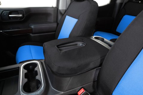 Covercraft 21-24 Chevrolet Equinox/GMC Endura PrecisionFit Second Row Seat Covers - Blue/Blk