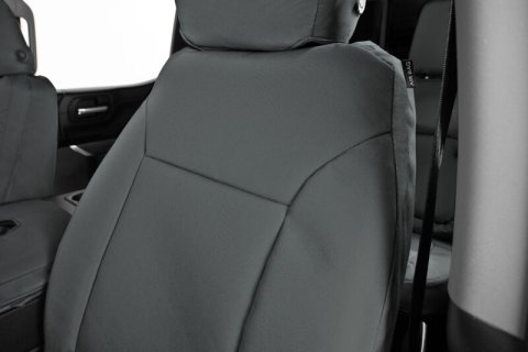 Covercraft 22-24 Jeep Grand Endura PrecisionFit Custom Front Row Seat Covers - Charcoal/Charcoal