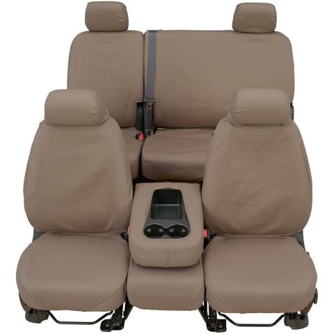 Covercraft 17-22 GMC Acadia Waterproof Polyester SeatSaver Custom Front Row Seat Covers - Grey