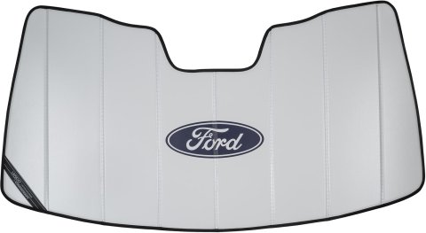 Covercraft UVS100 Premier Series Custom Sunscreen with Ford Blue Oval logo