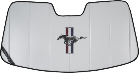 Covercraft UVS100 Premier Series Custom Sunscreen with Ford Mustang Tri-Bar logo