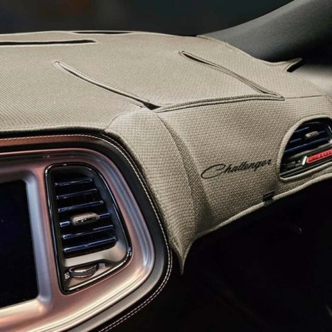 Covercraft 08-14 Dodge Challenger Limited Edition Custom Dash Cover with Dodge Challenger Logo