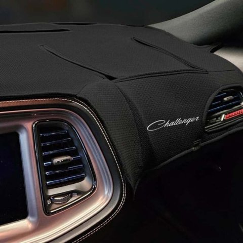 Covercraft 08-14 Dodge Challenger Limited Edition Custom Dash Cover with Dodge Challenger Logo