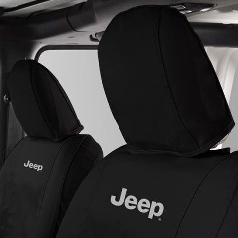 Covercraft 18-23 Wrangler JL 2dr Bucket Endura Jeep Logo SeatSaver Custom Front Row Seat Covers