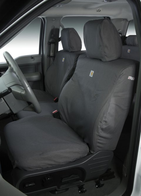 Covercraft 22-23 Jeep Grand Wagoneer Polycotton SeatSaver 2nd Row Seat Covers - Gravel
