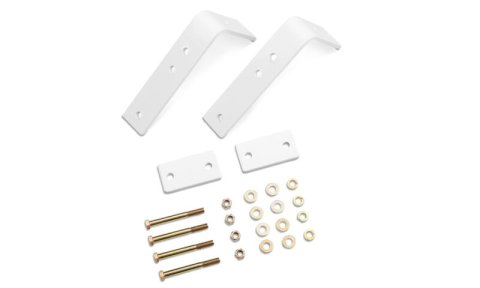 BackRack Universal Light Bar Brackets (Pair) - White