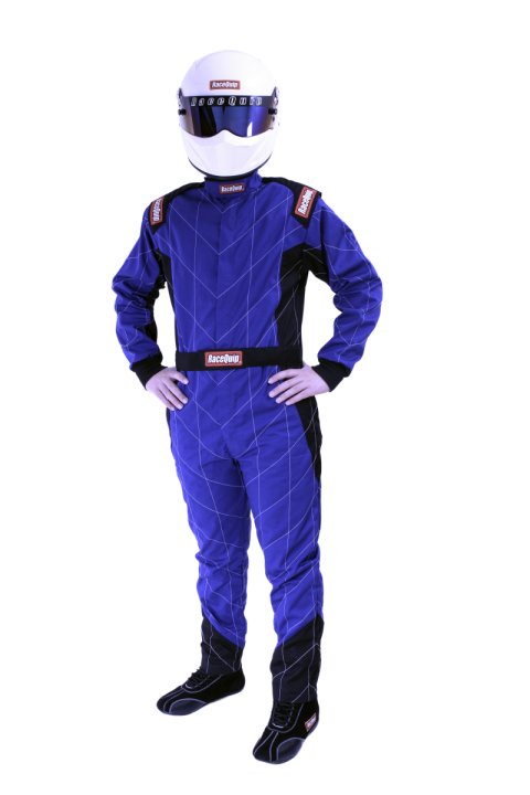 RaceQuip Blue Chevron-1 Suit - SFI-1 3XL