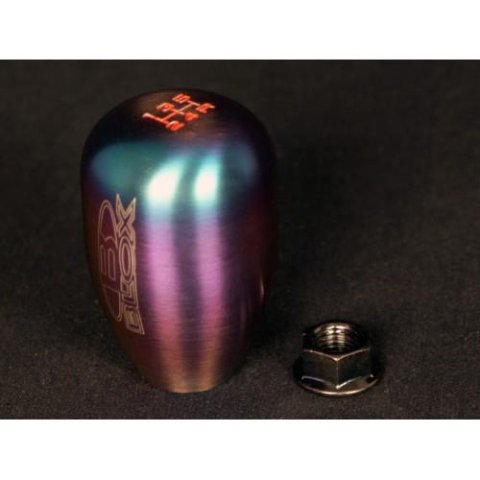 BLOX Racing 5-Speed Billet Shift Knob - Neo Finish 10x1.5mm