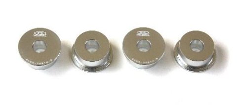 BLOX Racing Honda S2000 Steering Rack Rigid Bushing Kit - Silver