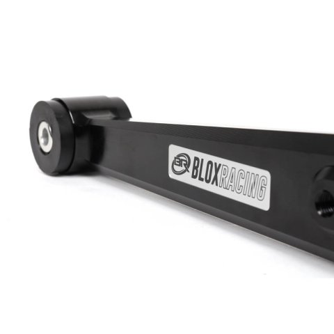 BLOX Racing V2 Billet Rear Lower Control Arms Poly Bushings 96-00 Honda Civic - Black