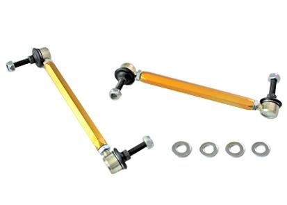 Whiteline 02-06 Mini Cooper S Front Swaybar link kit-Adjustable ball end links