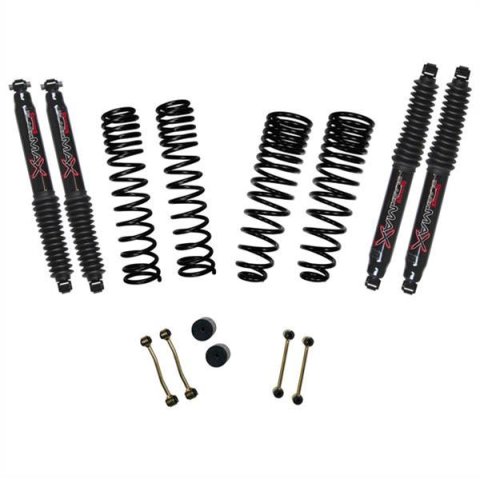 Skyjacker 2020 Jeep Gladiator JT - Rubicon Suspension Lift Kit 2.5in Fr 1.5in Rr w/ Blk Max Shocks