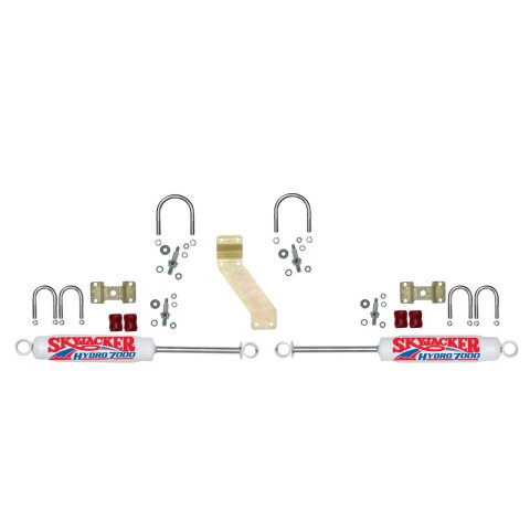 Skyjacker 76-77 Ford F-150 7000 Dual Stabilizer Kit w/White Cylinders.