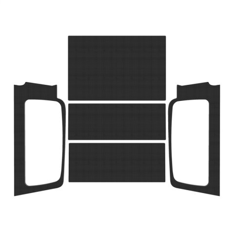 DEI 04-06 Jeep Wrangler LJ Unlimited Headliner Complete Kit - Black