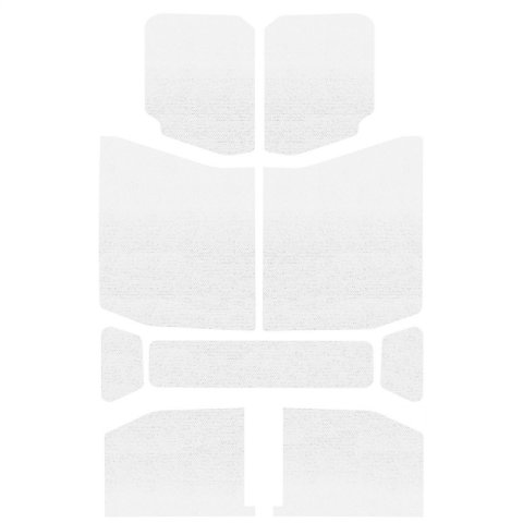DEI 18-23 Jeep Wrangler JL 4-Door Boom Mat Headliner - 9 Piece - White